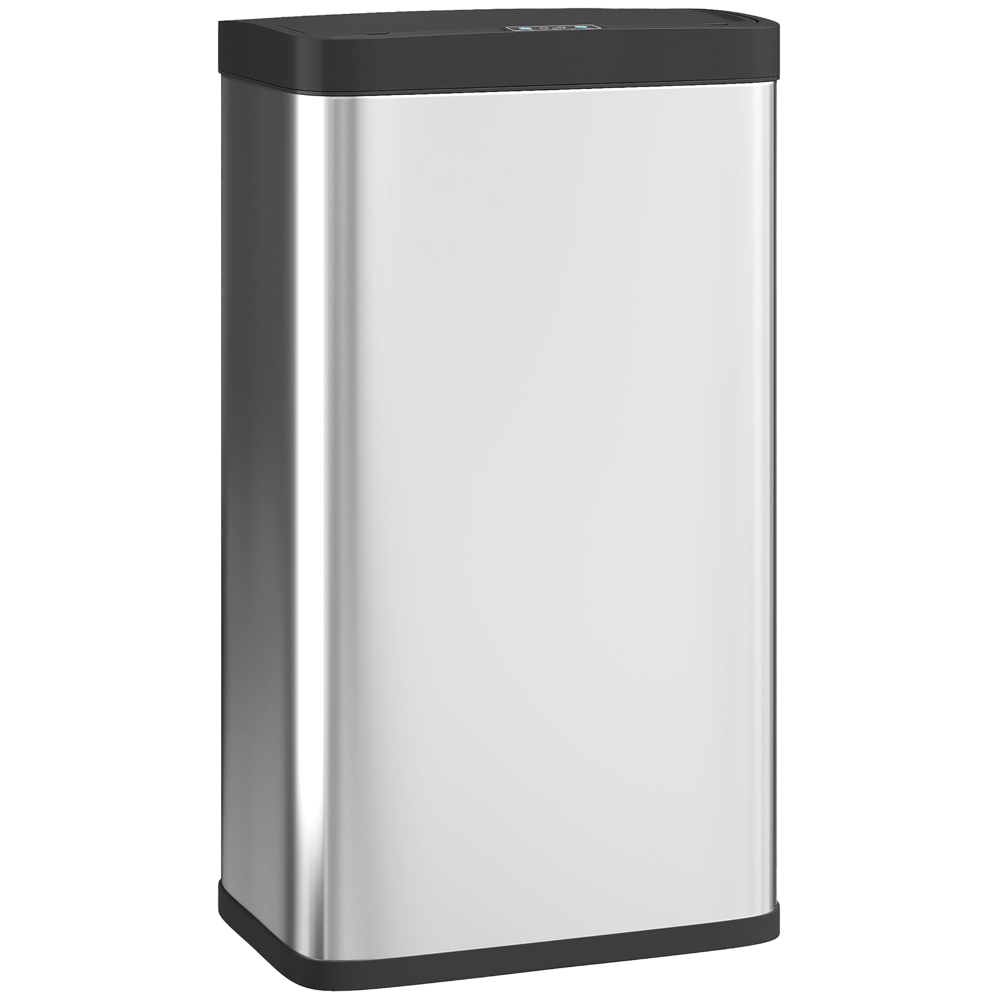 Photo of HOMCOM 45L Stainless Steel Sensor Bin - Silver Tone in Tone colour on a white background