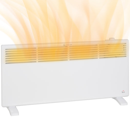Photo of HOMCOM 2000W Convector Heater - White in White colour on a white background