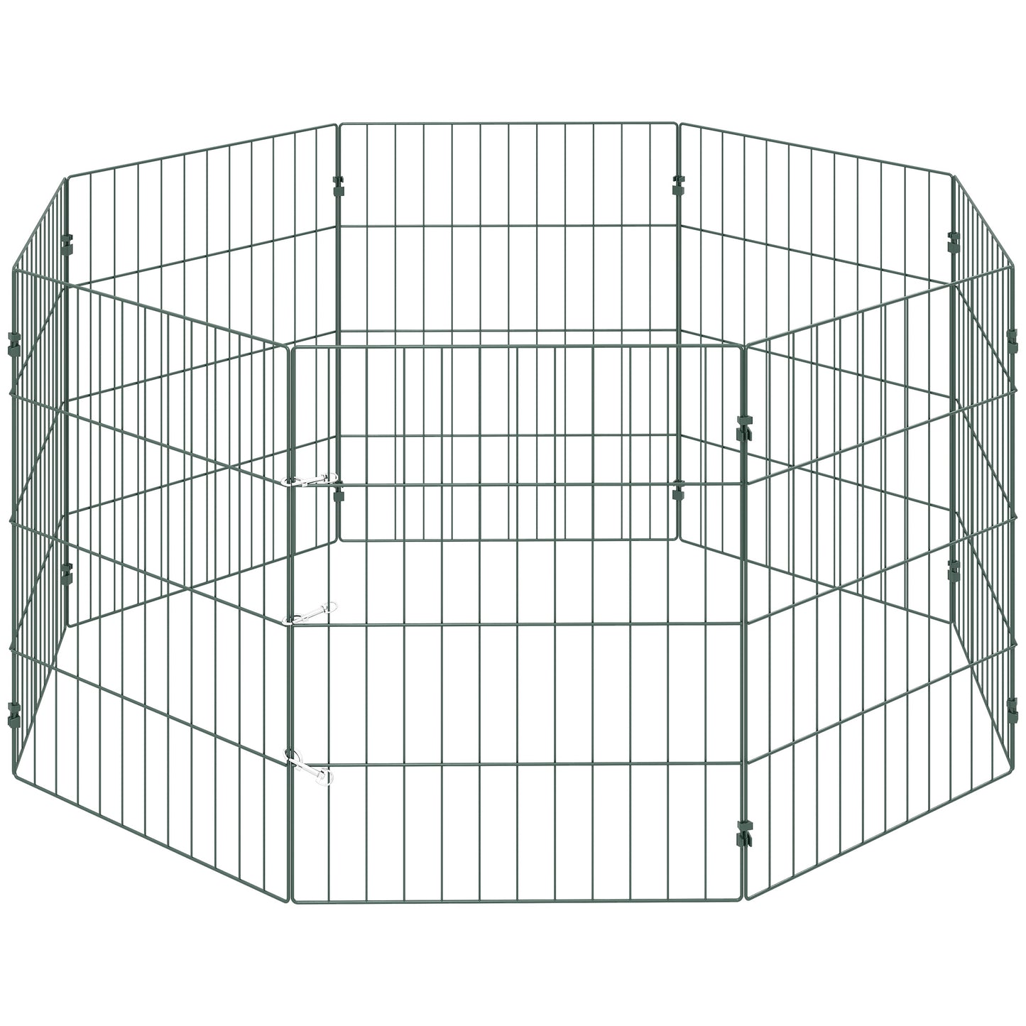Photo of PawHut 8 Panel Pet Playpen for Small Dogs Indoor Outdoor 60 cm Height in Height colour on a white background