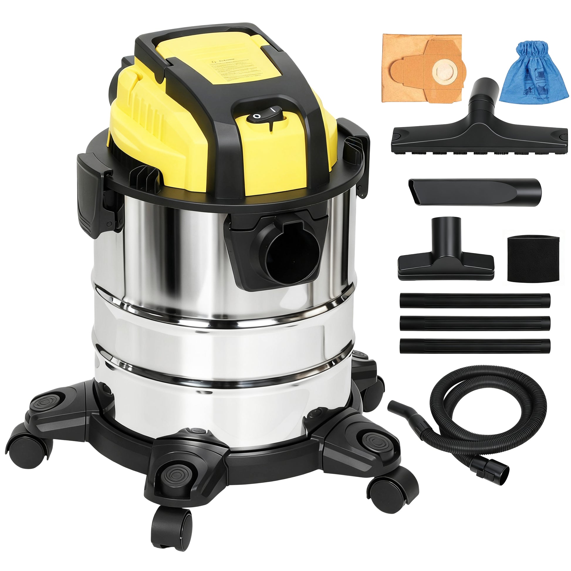 Photo of HOMCOM Wet and Dry Vacuum Cleaner, 1200W 20L Wet & Dry Vacuum Cleaner w/ Blower, Triple Filters for Workshop, Home, Carpet in Carpet colour on a white background
