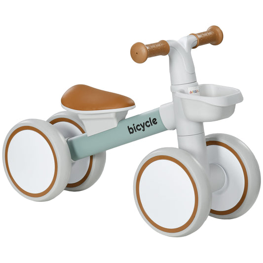 Photo of AIYAPLAY Kids Balance Bike for 1-3 Years Old with Adjustable Seat, Silent Wheels, Green in Green colour on a white background
