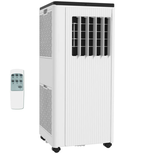 Photo of HOMCOM 7,000 BTU App-Controlled Mobile Air Conditioner, 15m² Radius - White in White colour on a white background