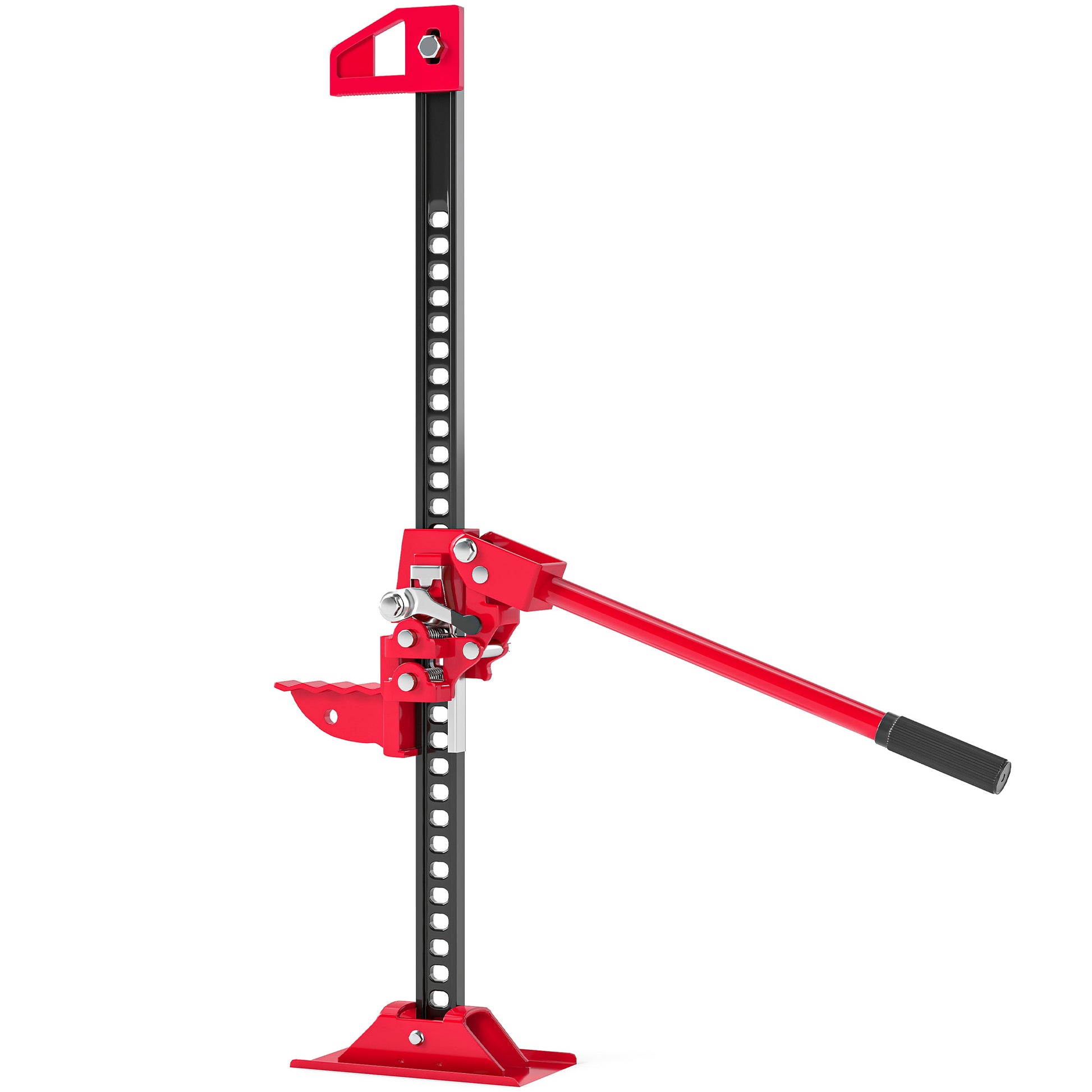 Photo of HOMCOM 3 Tonne Farm Jack, 33" High Lift Jack for 4x4 Tractors Trucks Agricultural Lifting, Red in Red colour on a white background