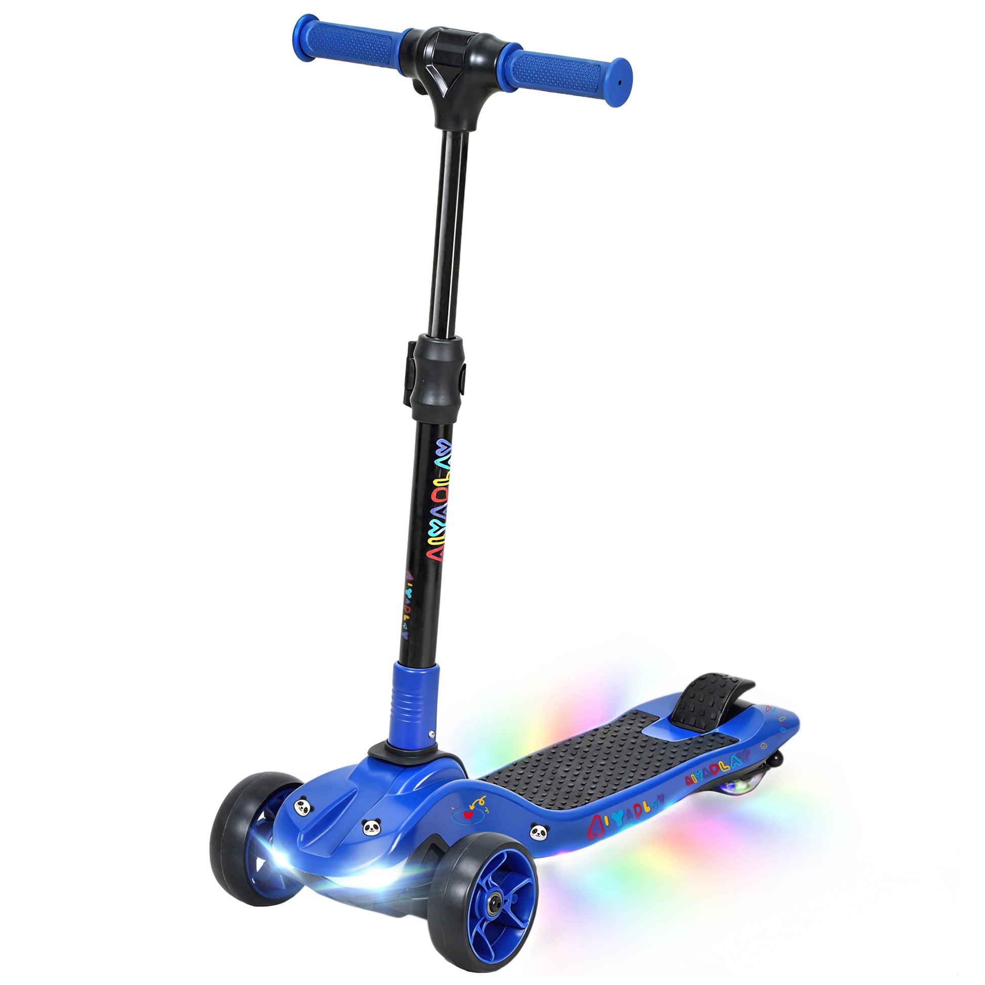 Photo of AIYAPLAY Three-Wheel Foldable Electric Scooter for Kids Aged 6-10 Years, Blue in Blue colour on a white background