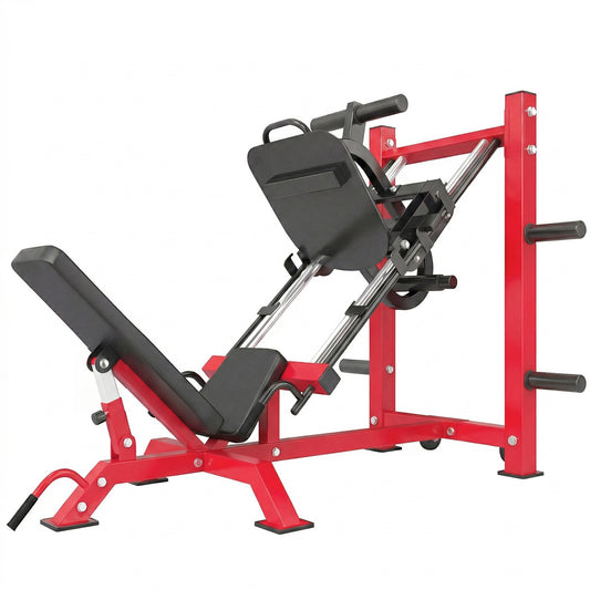 Photo of SPORTNOW Leg Press Machine with Wheels and Calf Block, Adjustable Squat Machine for Home Gym, 455KG Capacity in Capacity colour on a white background