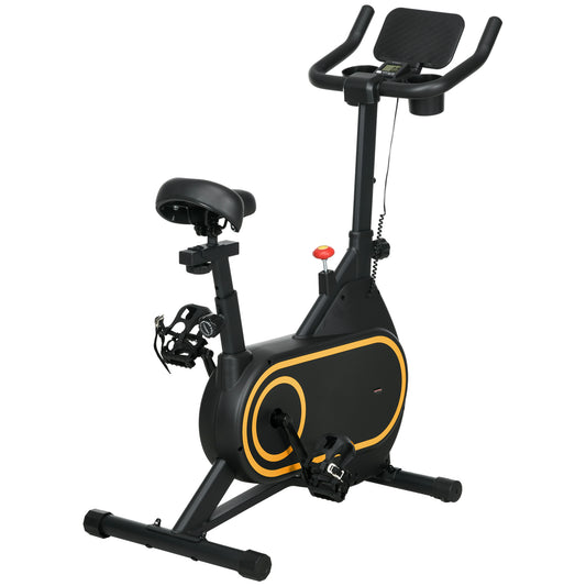 Photo of SPORTNOW Magnetic Indoor Cycling Bike, Exercise Bike with Silent Flywheel, LCD Display, Tablet Holder, Comfortable Seat in Seat colour on a white background