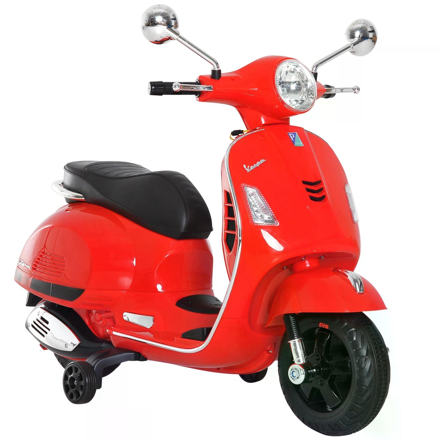 Photo of HOMCOM Kids Ride On Motorcycle, 6V, W/LED Lights-Red in Lights-Red colour on a white background