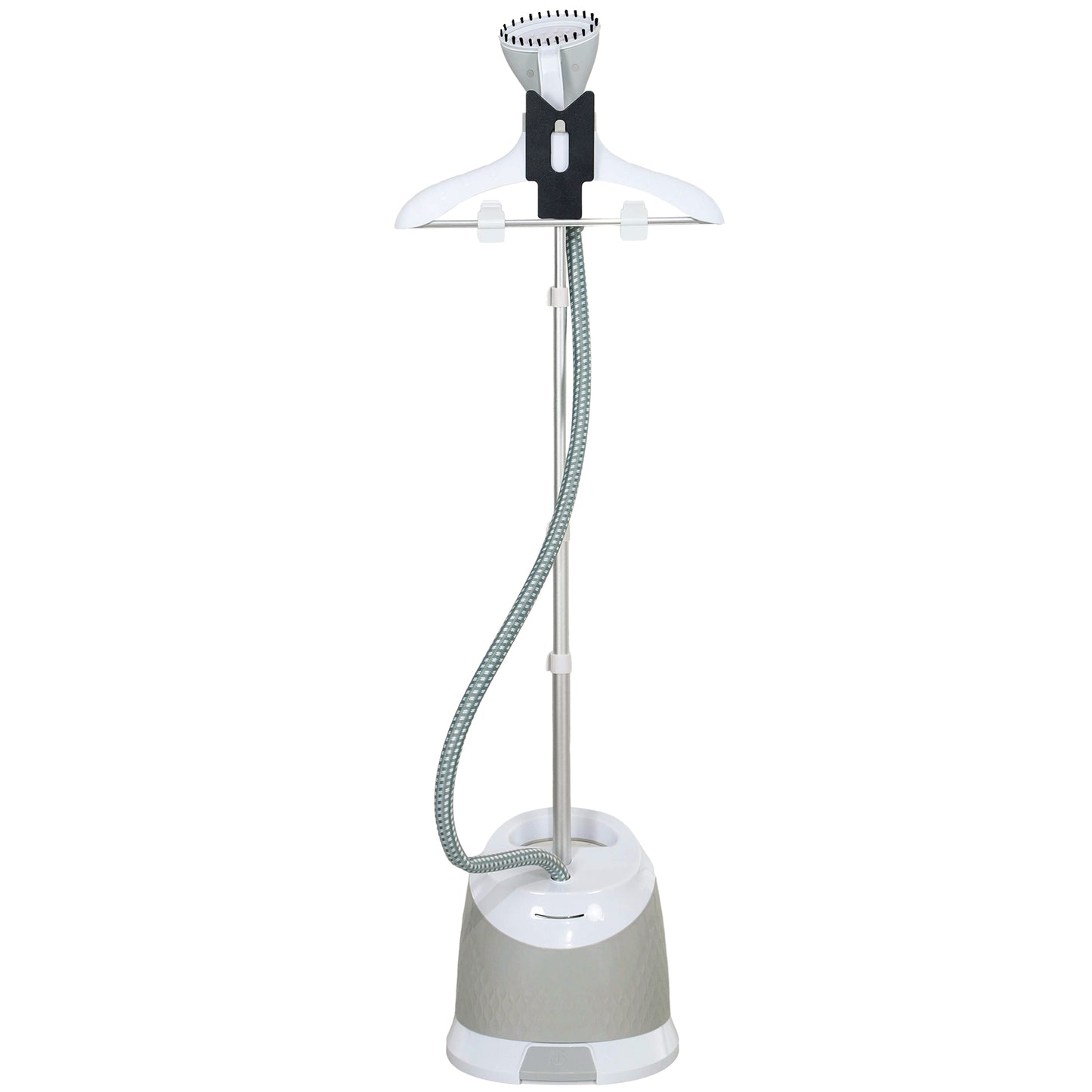 Photo of HOMCOM 1800W Standing Clothes Steamer, with Accessories - Grey in Grey colour on a white background
