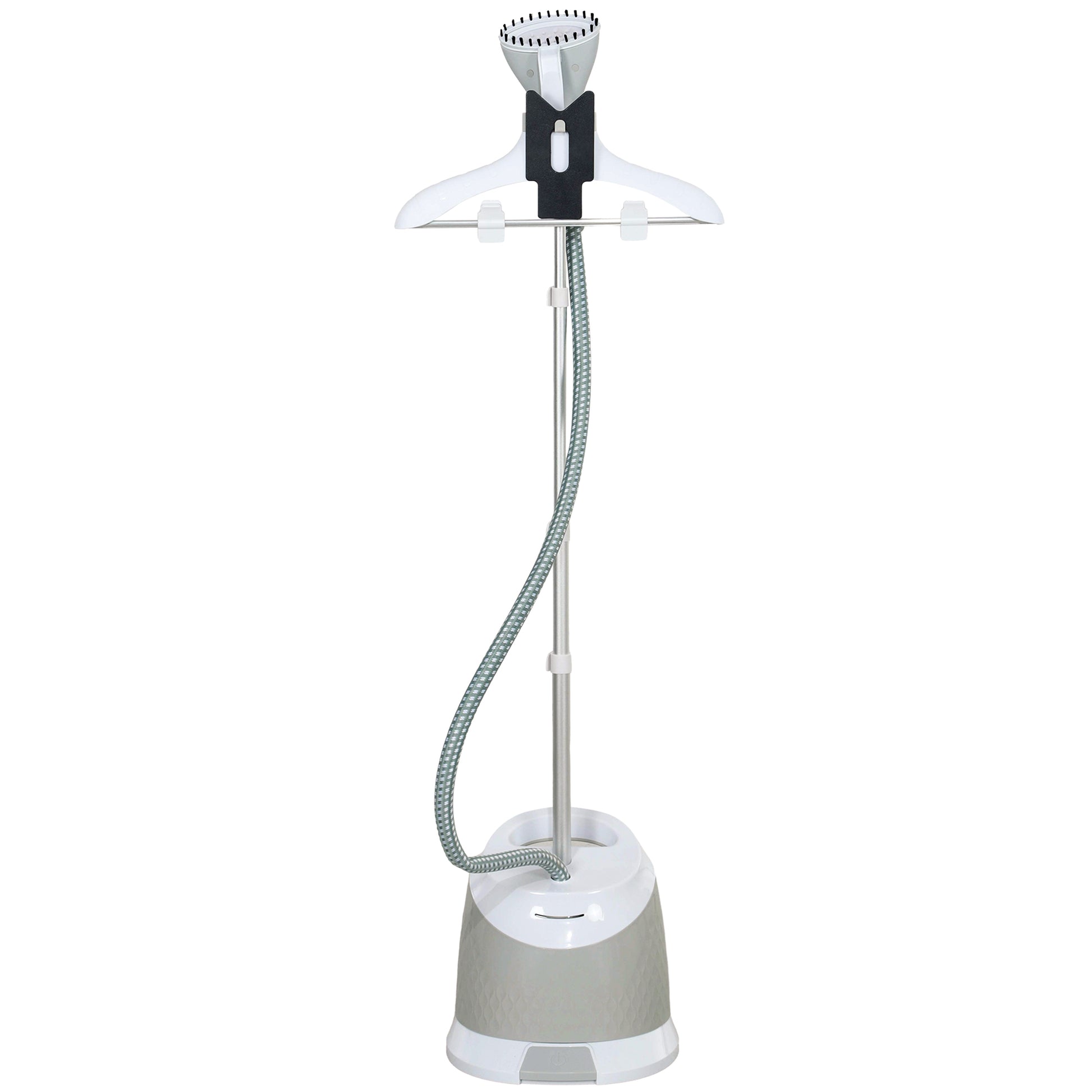 Photo of HOMCOM 1800W Standing Clothes Steamer, with Accessories - Grey in Grey colour on a white background