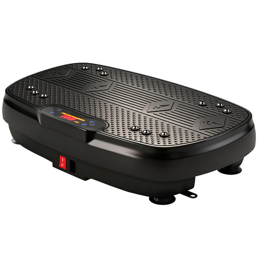 Photo of SPORTNOW Vibration Plate Exercise Machine with 120 Speed Levels, 5 Programs, Quiet Vibrating Plate with Resistance Bands in Bands colour on a white background