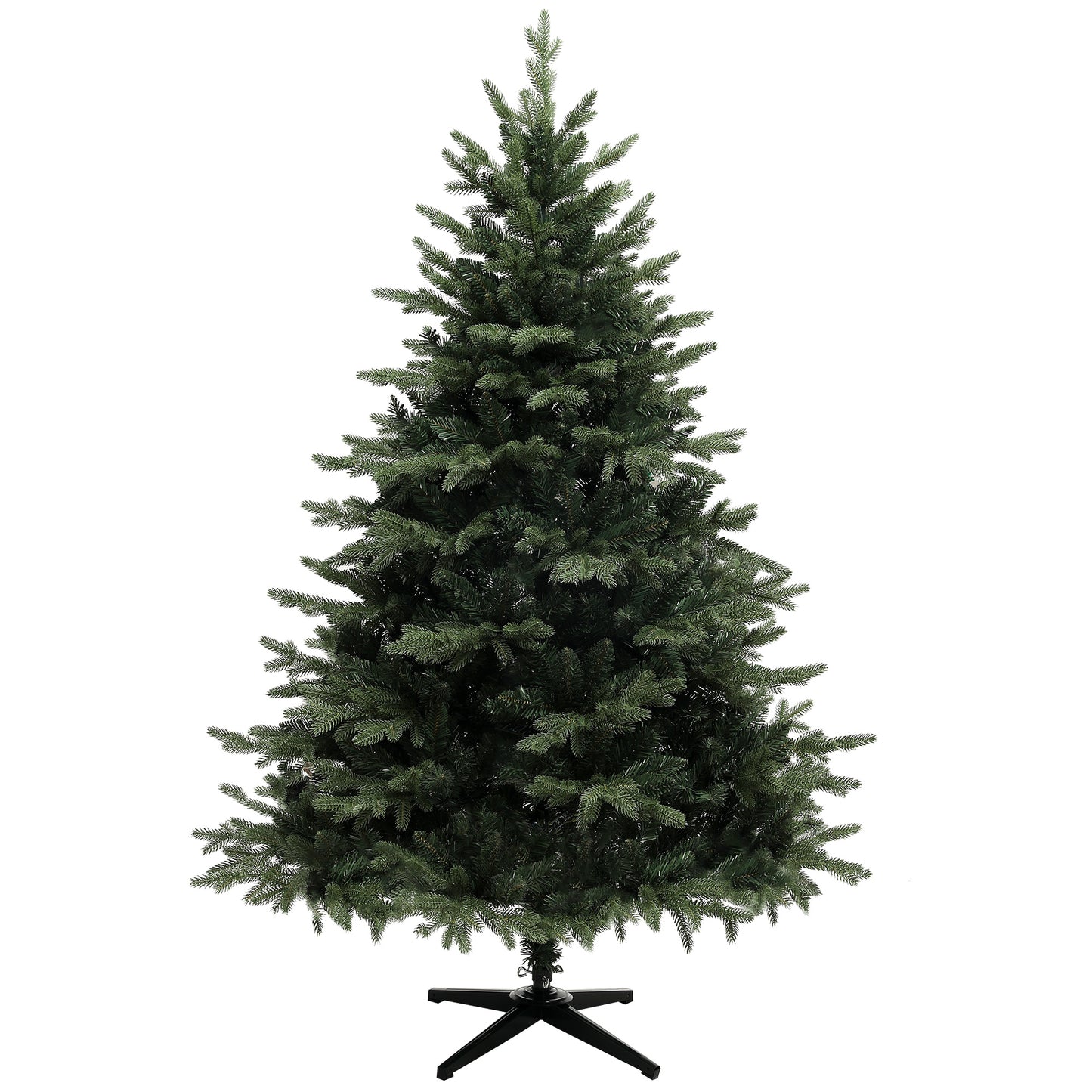 Photo of HOMCOM 6ft Artificial Spruce Christmas Tree - Green in Green colour on a white background