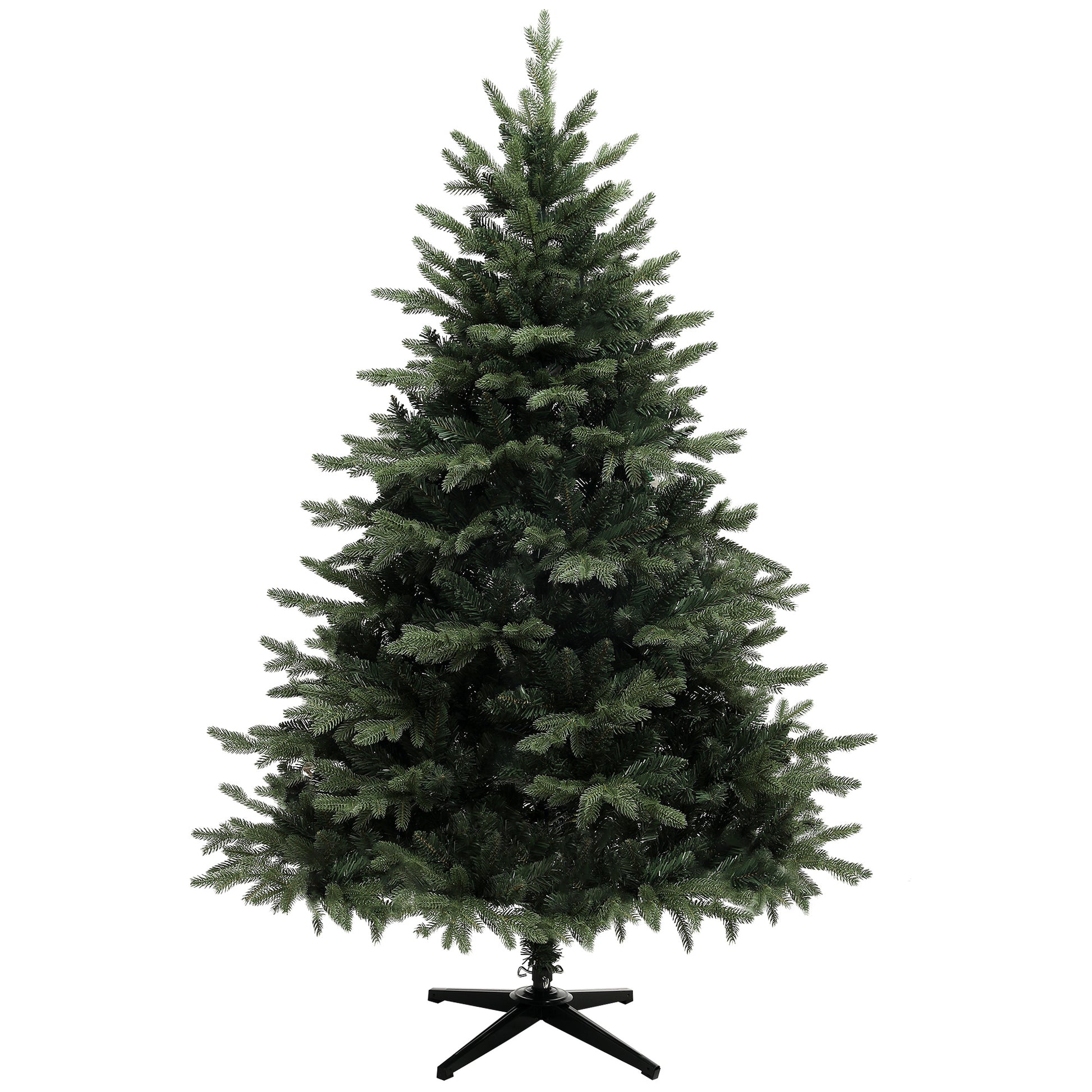 Photo of HOMCOM 6ft Artificial Spruce Christmas Tree - Green in Green colour on a white background