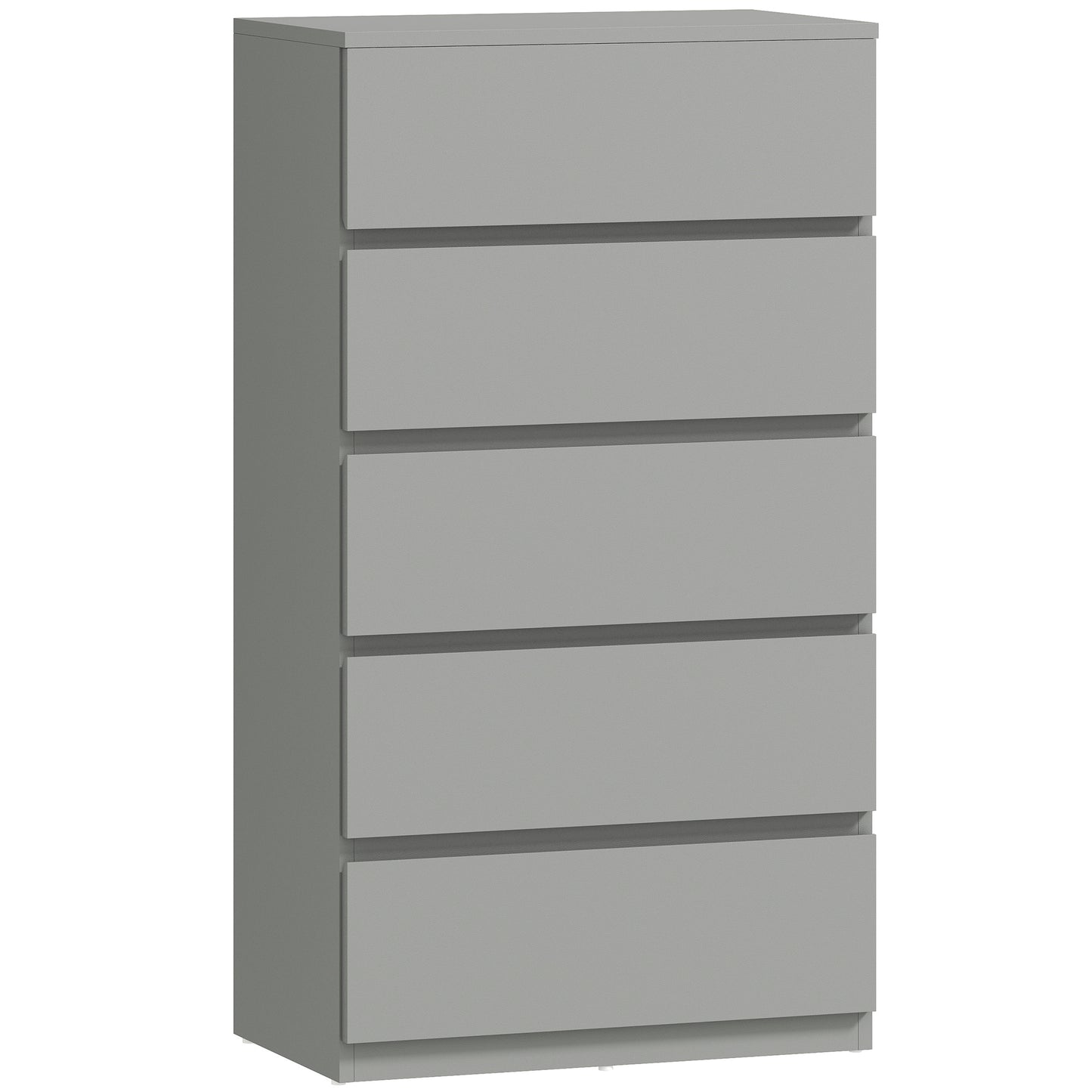 Photo of HOMCOM Chest of Drawers, 5-Drawer Storage Cabinets, Modern Dresser, Storage Drawer Unit for Bedroom in Bedroom colour on a white background