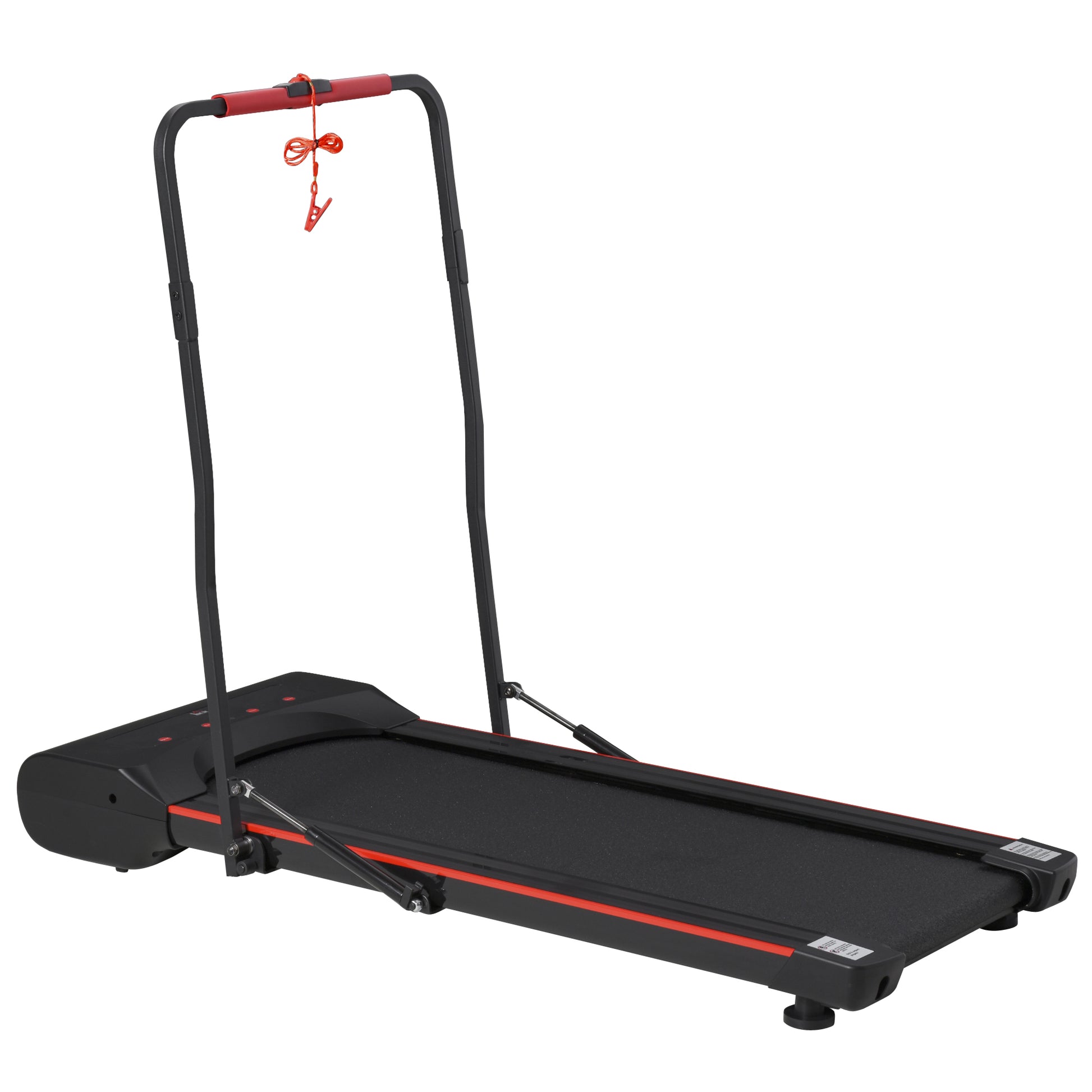 Photo of HOMCOM Foldable Walking Machine Treadmill 1-6km/h with LED Display & Remote Control Exercise Fitness for Home Office in Office colour on a white background