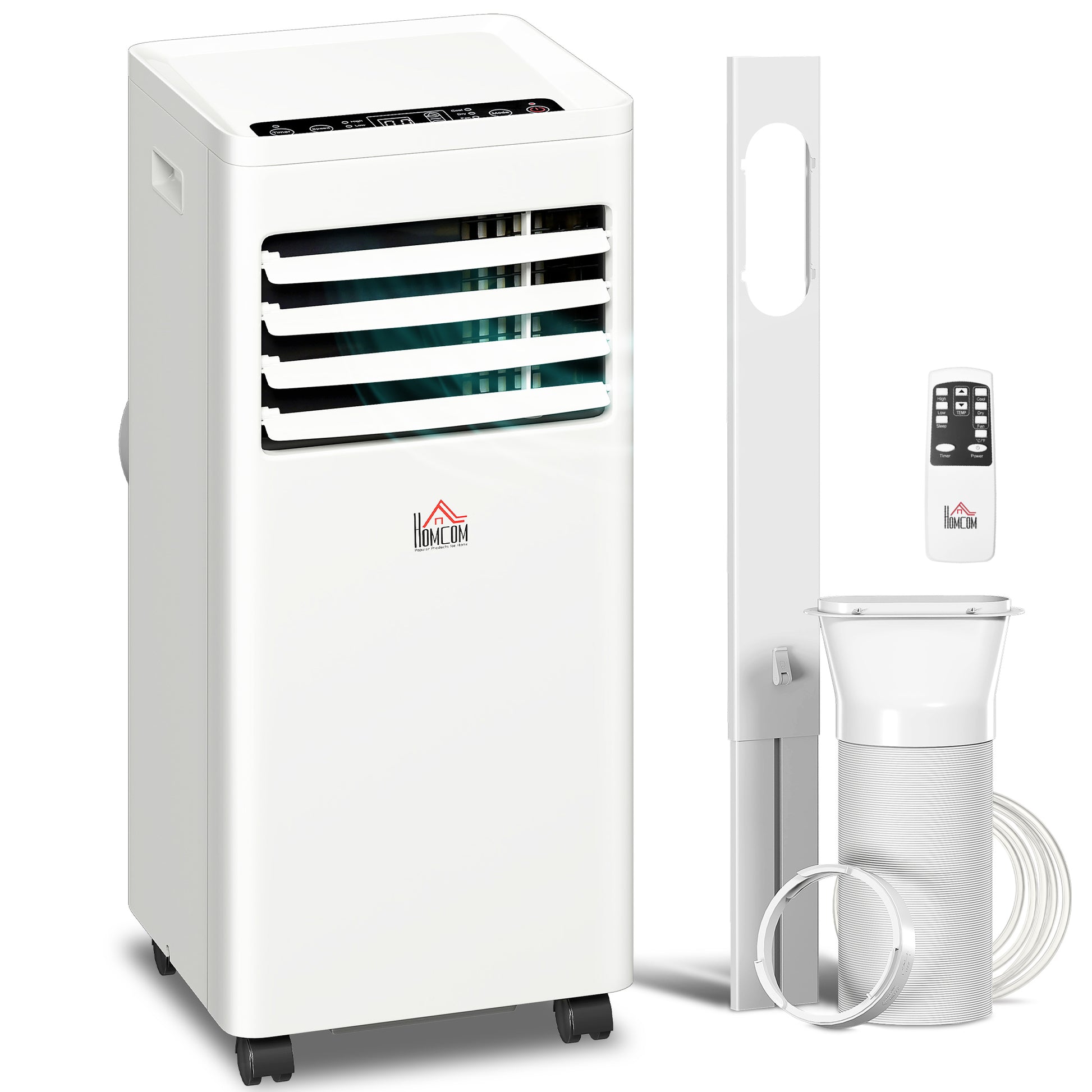 Photo of HOMCOM Portable Air Conditioner 9000 BTU, Air Conditioning Unit with Digital Display for Room up to 28㎡ in 28㎡ colour on a white background