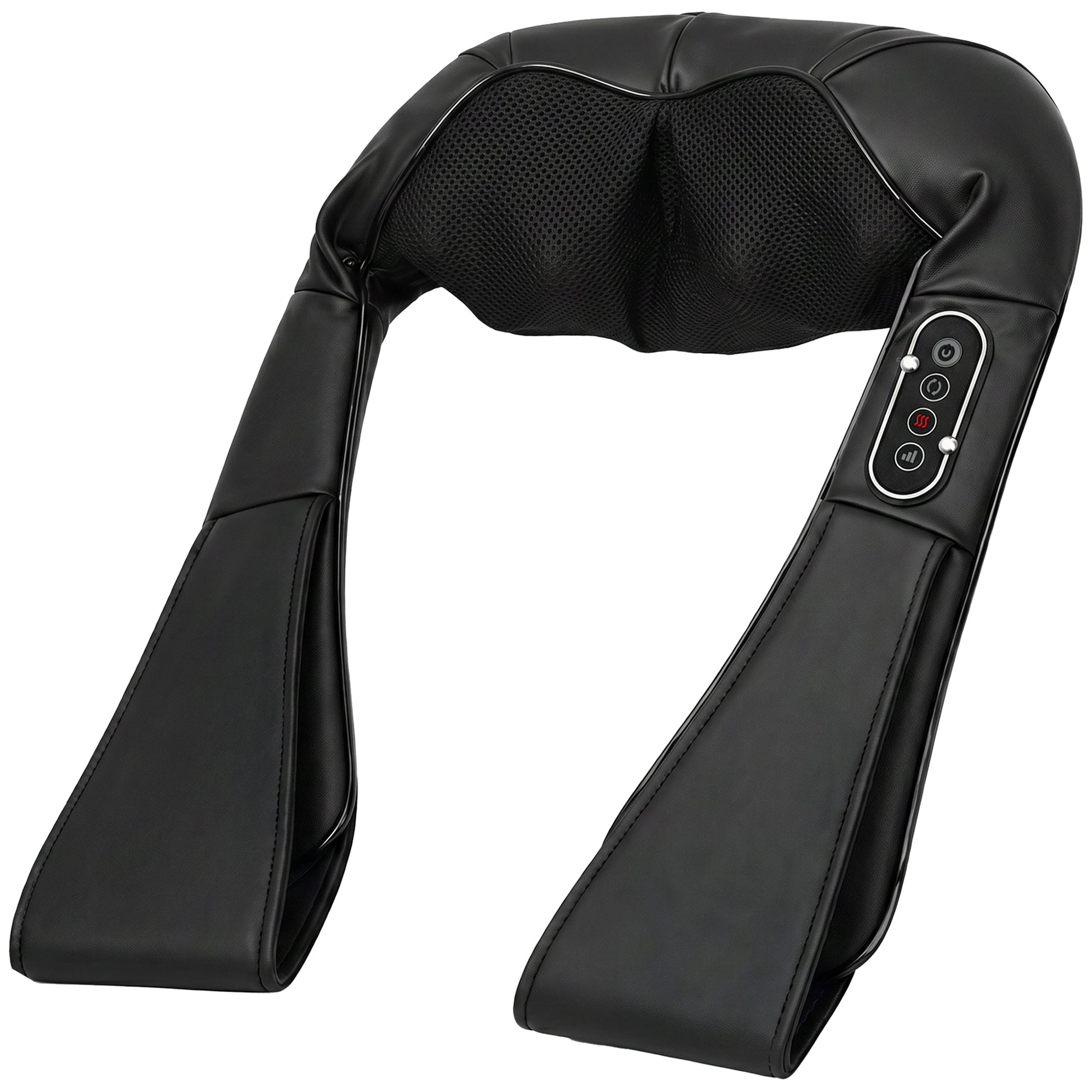 Photo of HOMCOM Neck and Shoulder Massager with Heat, Deep Tissue Shiatsu 3D Kneading Massager for Neck, Back, Waist, Foot and Leg in Leg colour on a white background