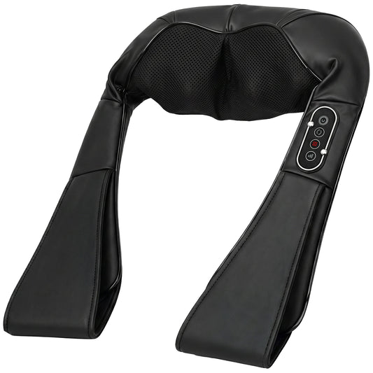 Photo of HOMCOM Neck and Shoulder Massager with Heat, Deep Tissue Shiatsu 3D Kneading Massager for Neck, Back, Waist, Foot and Leg in Leg colour on a white background