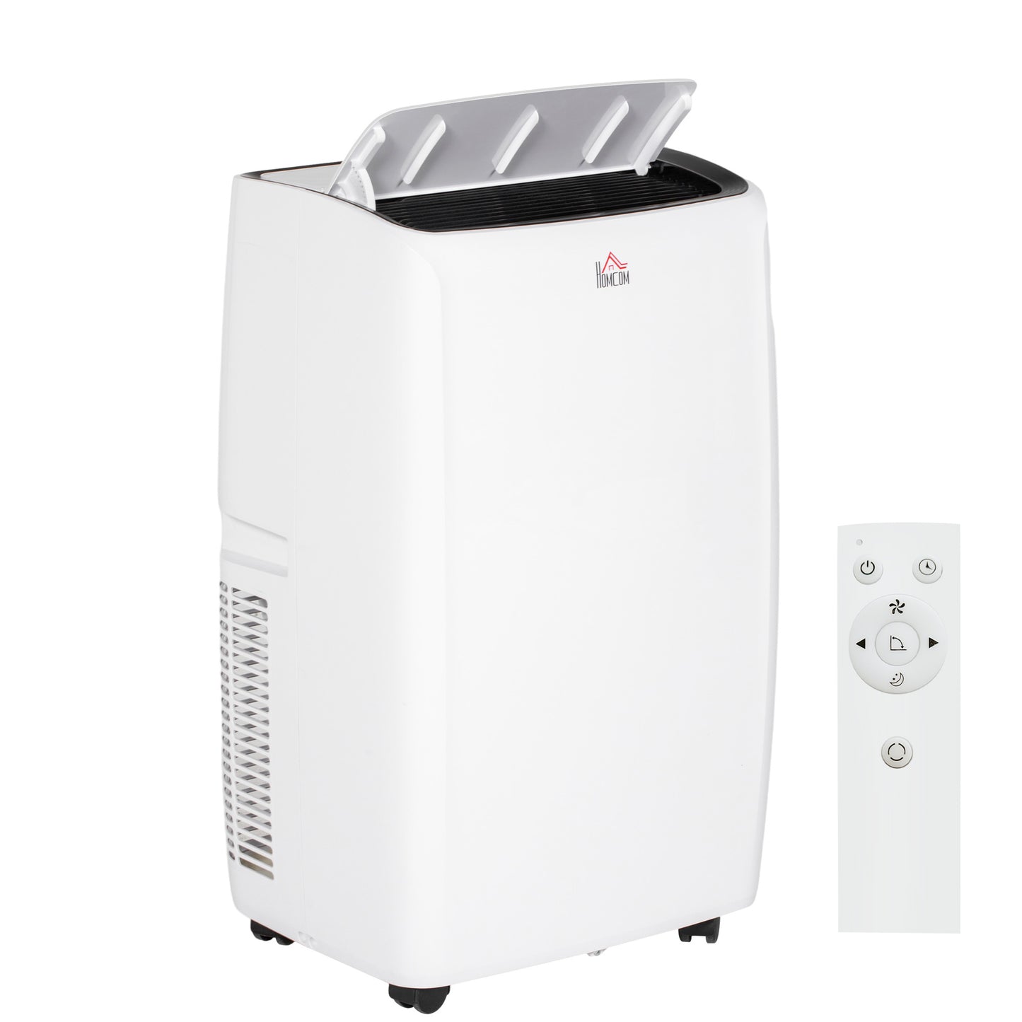 Photo of HOMCOM 14,000 BTU Mobile Air Conditioner, with LED Screen - White in White colour on a white background