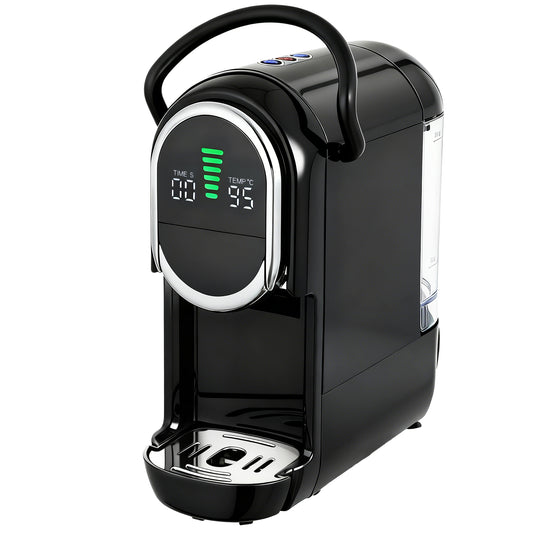 Photo of HOMCOM Pod Coffee Machine for Nespresso, Dolce Gusto Capsule & Ground Coffee, Small Semi Automatic Coffee Maker, 19 Bar, 0.6L in 0.6L colour on a white background