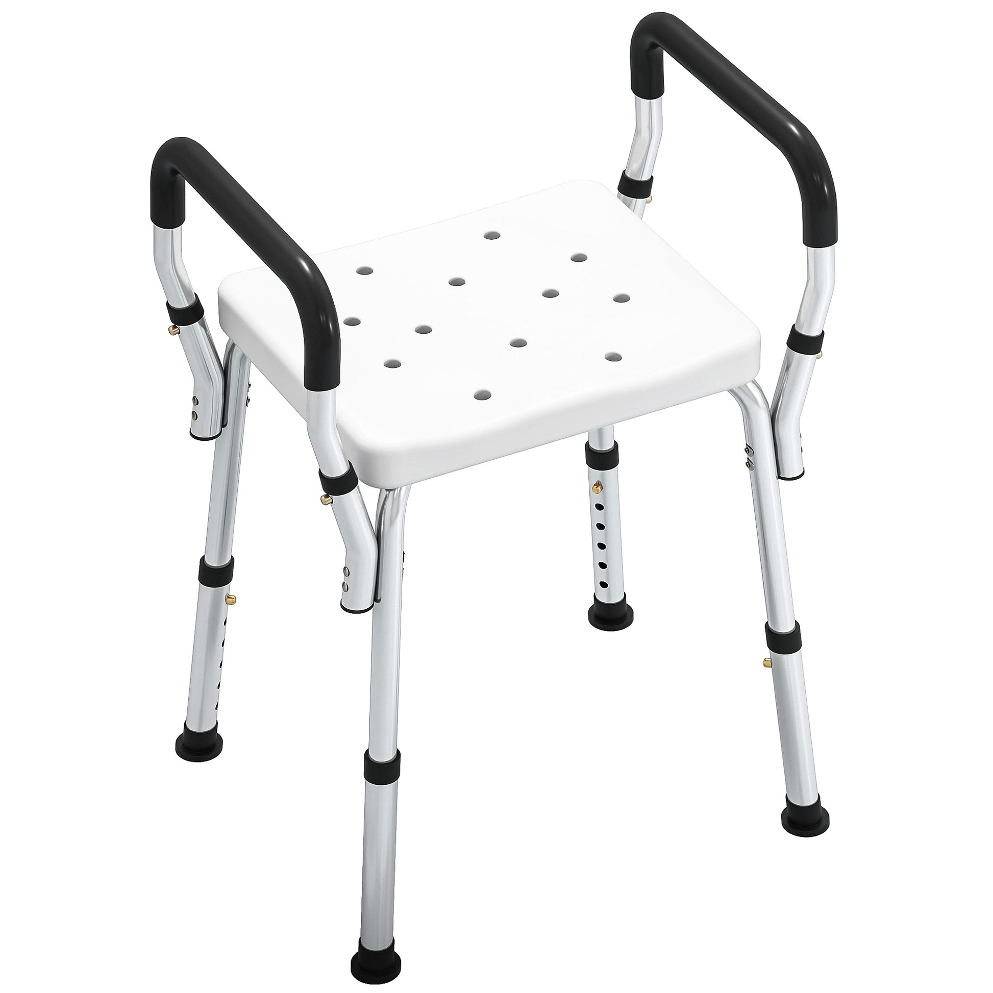 Photo of HOMCOM 57-69cm Aluminium Frame Bath Seat in Seat colour on a white background
