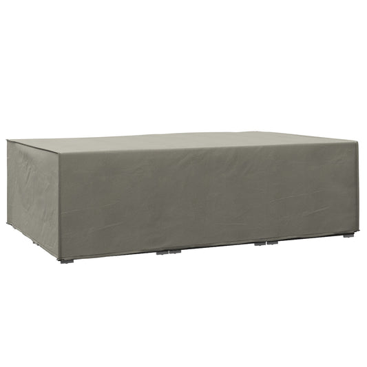 Photo of Outsunny 155 x 222cm Waterproof Furniture Cover - Grey in Grey colour on a white background