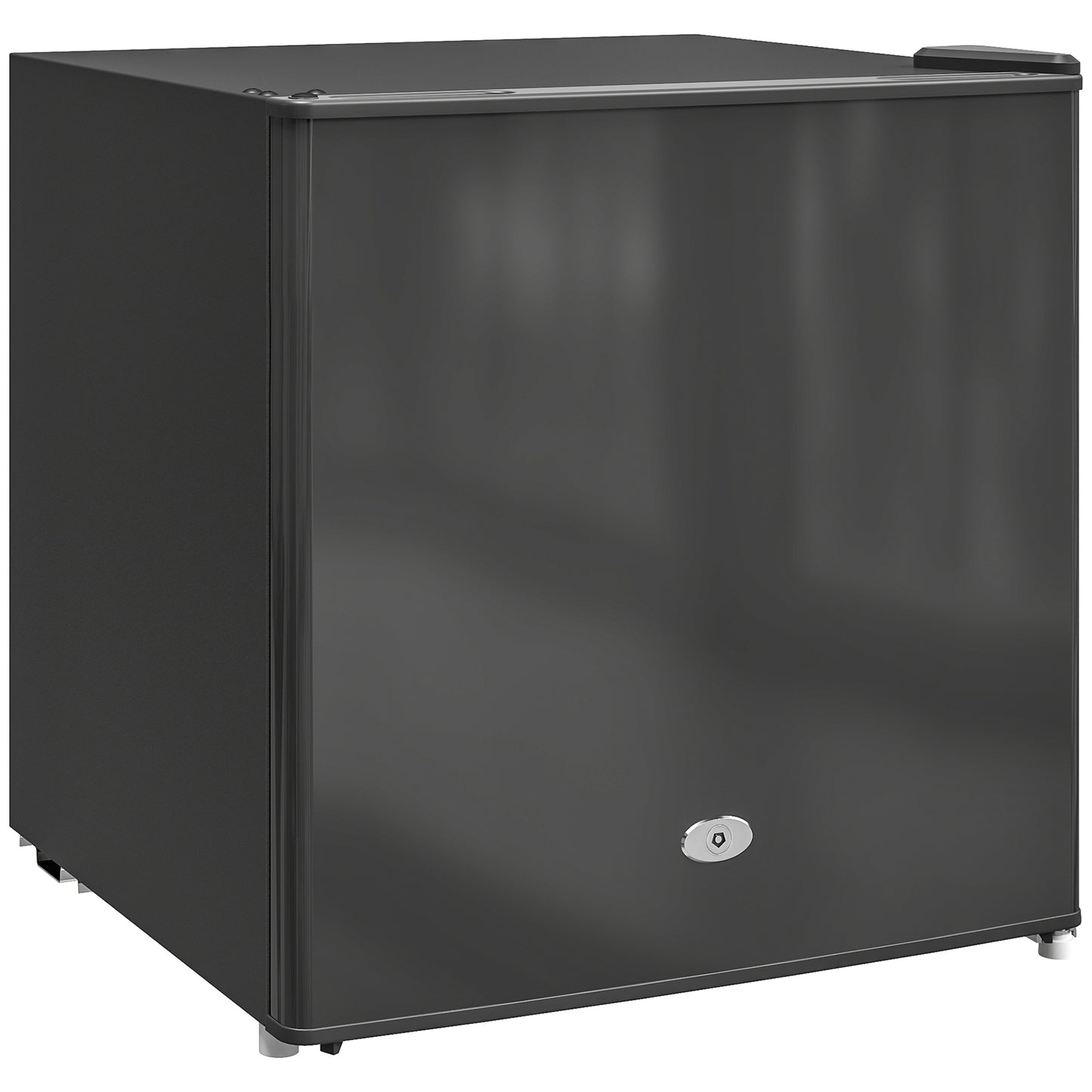Photo of HOMCOM 35L Mini Freezer, -24℃ to -14℃ Temperature - Black in Black colour on a white background