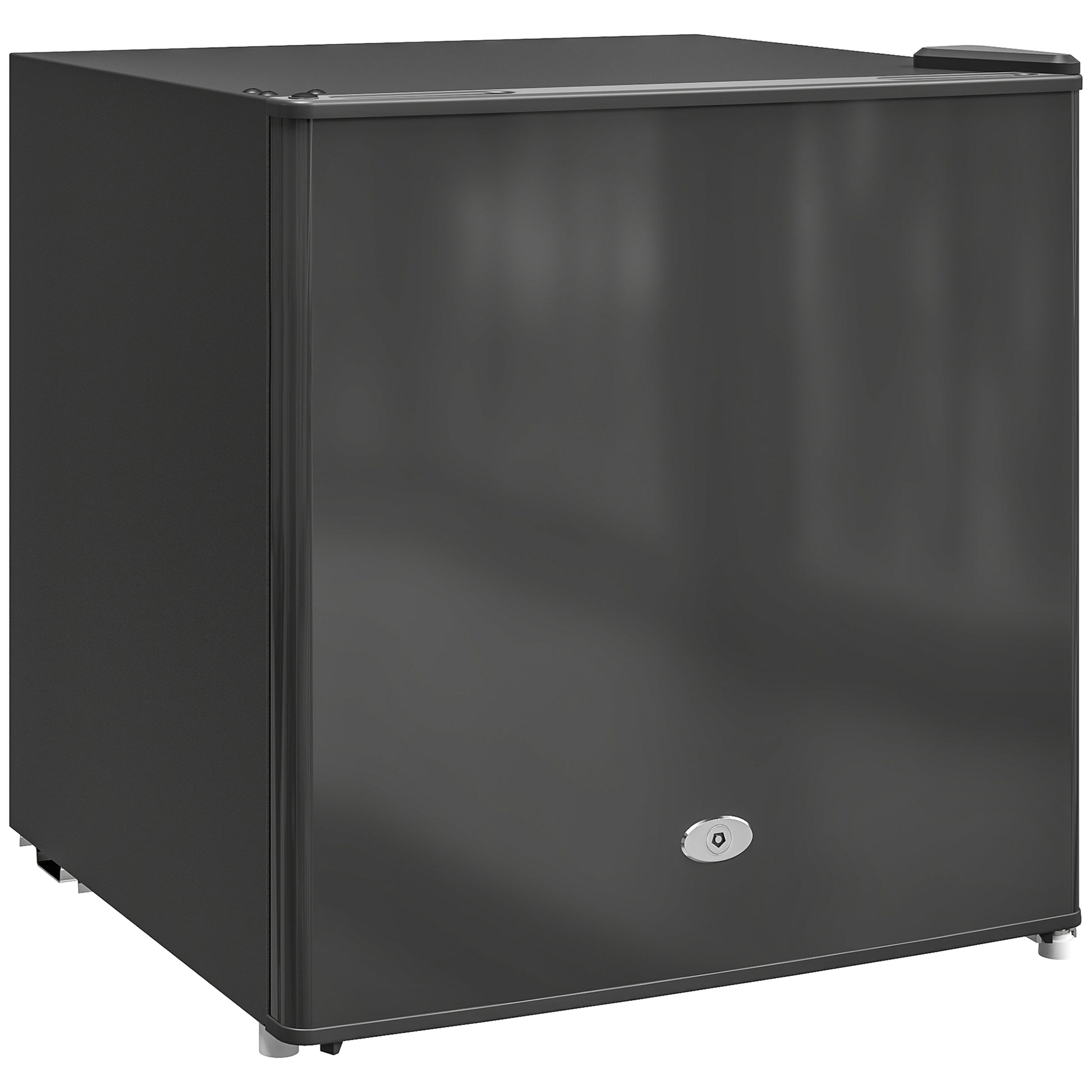 Photo of HOMCOM 35L Mini Freezer, -24℃ to -14℃ Temperature - Black in Black colour on a white background