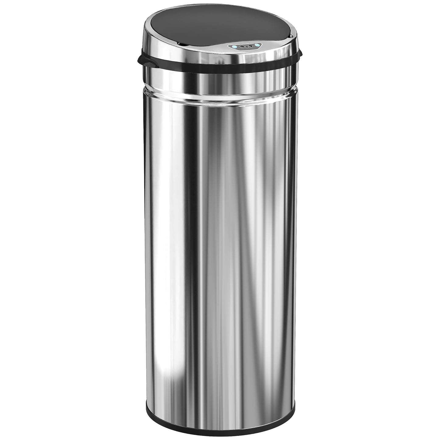 Photo of HOMCOM 50L Stainless Steel Sensor Bin - Silver Tone in Tone colour on a white background
