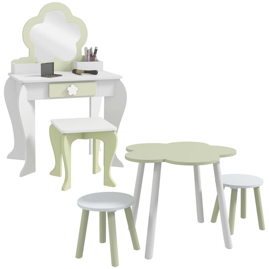 Photo of ZONEKIZ 5 PCs Kids Furniture Set Flower Design for 3-5 Years in Years colour on a white background
