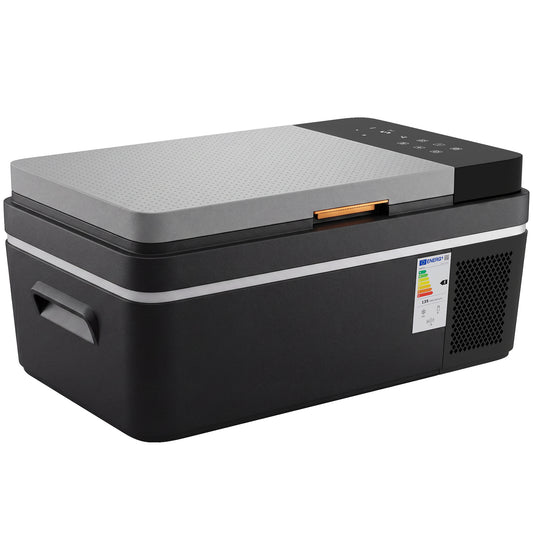 Photo of Outsunny 20L Compressor Car Fridge Freezer, Camping Refrigerator with App Control, 12/24V DC and 100-240V AC, in AC, colour on a white background