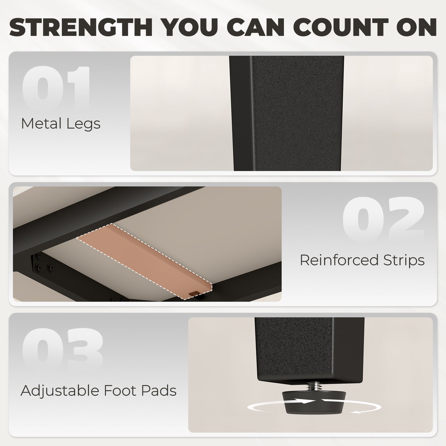 HOMCOM Dining Table for 4, Modern Kitchen Table with Sintered Stone Tabletop, Metal Legs, Brown