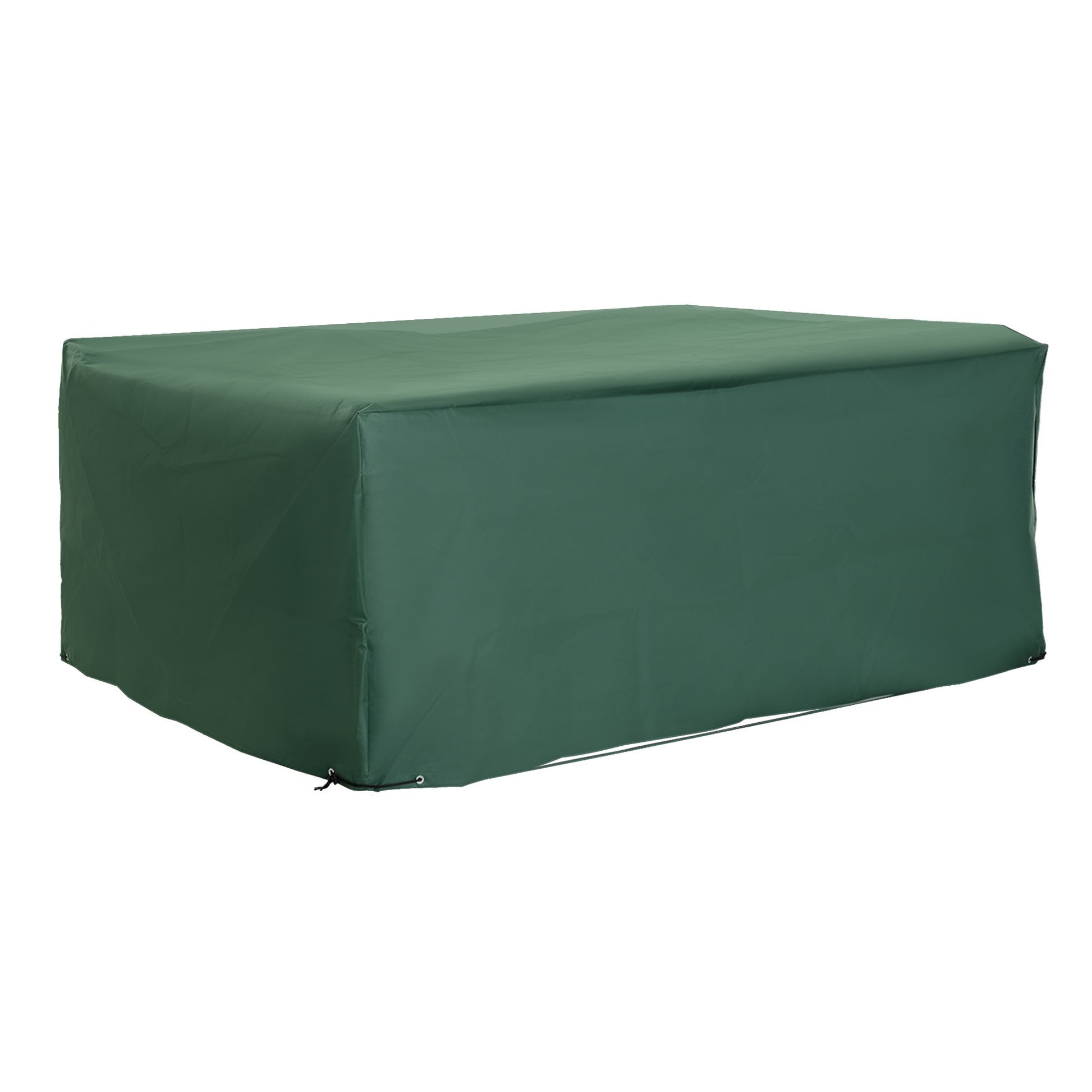 Photo of Outsunny Outdoor Garden Furniture Cover Waterproof, Anti-UV 600D Heavy Duty Oxford Fabric Patio Furniture Cover for Rectangular Sofa Table Set, Green, 245 x 165 x 55 cm in cm colour on a white background