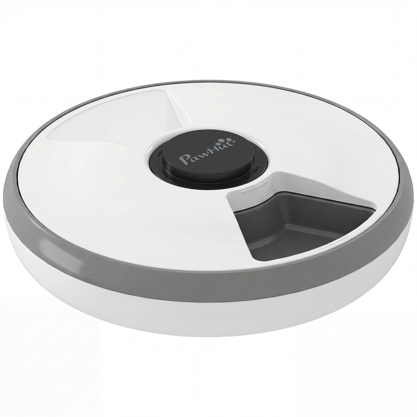 Photo of PawHut Automatic Cat Feeder Programmable Timer for Dry Wet Food Cat Food Dispenser with Ice Pack for 6 Meals in Meals colour on a white background