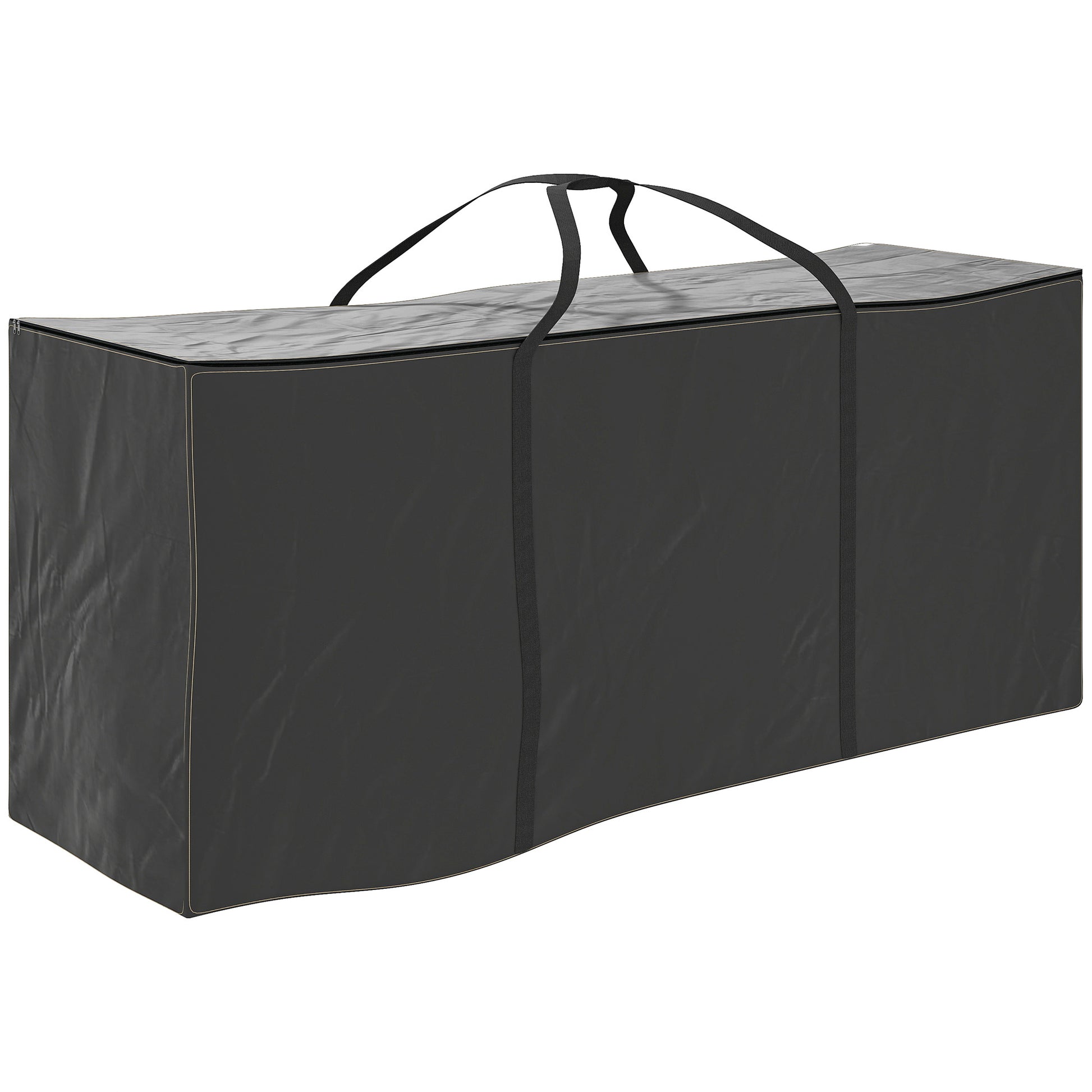 Photo of Outsunny 720 L Waterproof Garden Cushion Storage Bag - Black in Black colour on a white background