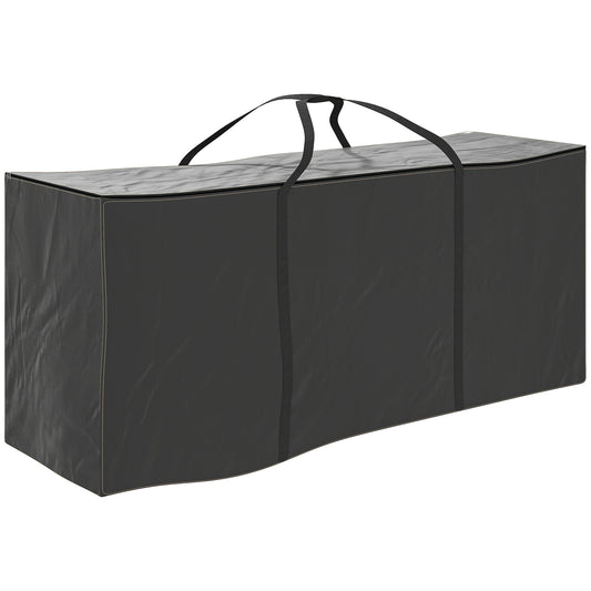 Photo of Outsunny 720 L Waterproof Garden Cushion Storage Bag - Black in Black colour on a white background