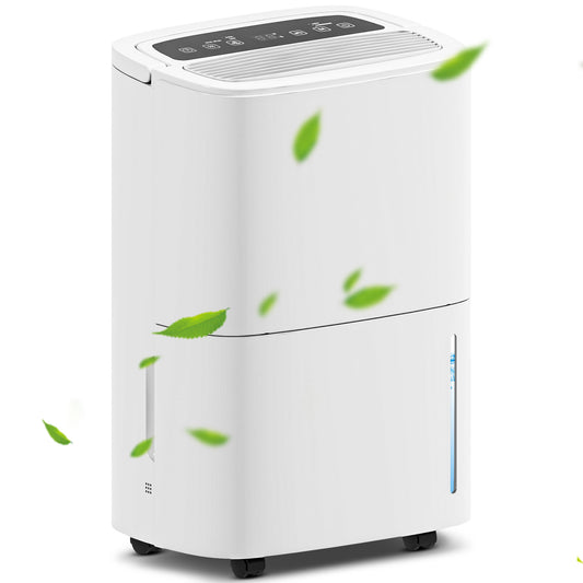 Photo of HOMCOM 20L Dehumidifier, with Touch Control - White in White colour on a white background