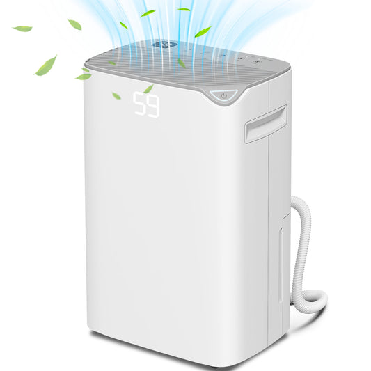 Photo of HOMCOM 20L/Day Dehumidifier, with Filter - White in White colour on a white background